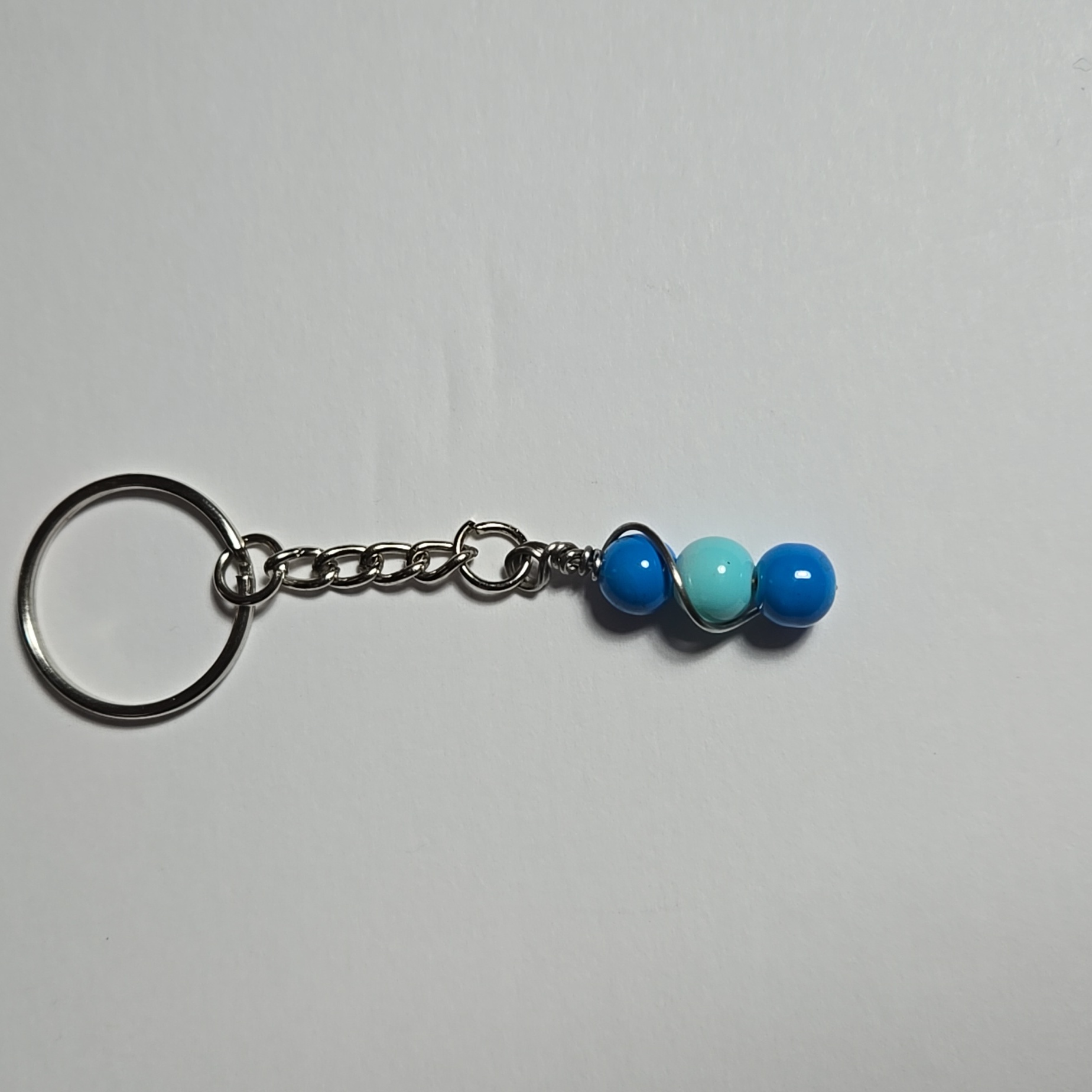 Surgical Steel Wire Wrapped Keychain
